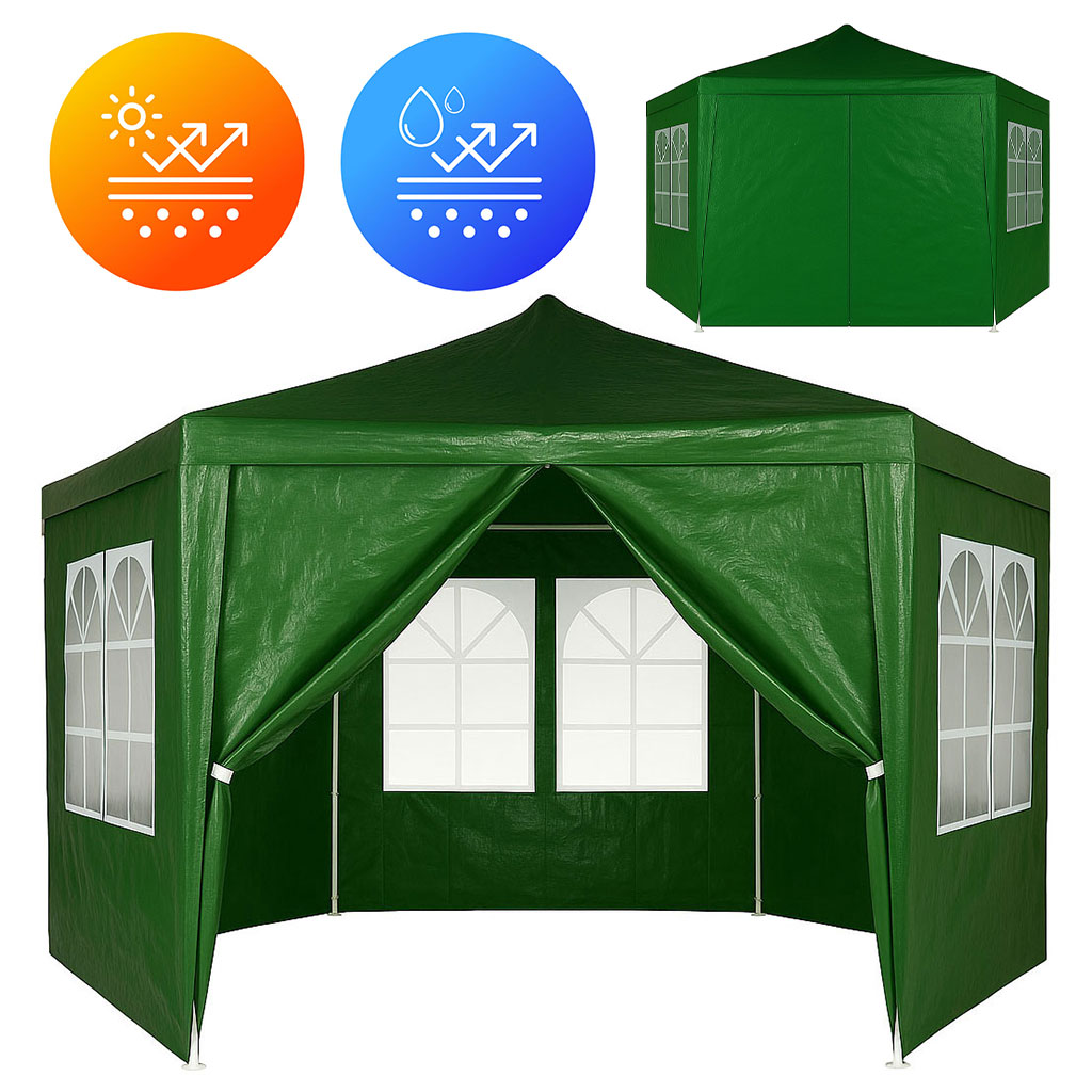 Sodo paviljonas su langais 2x2x2 m