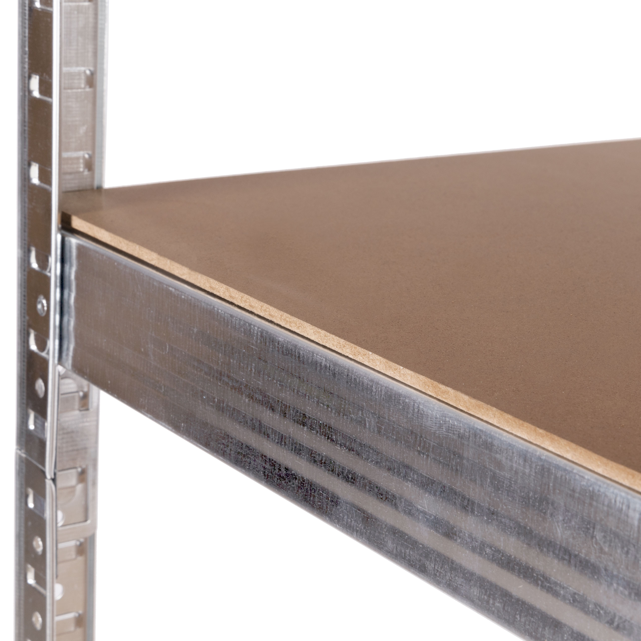 Kampinė sandėlio lentyna 180x90x40 cm cinkuoto plieno 5 lentynos 875 kg modernhome