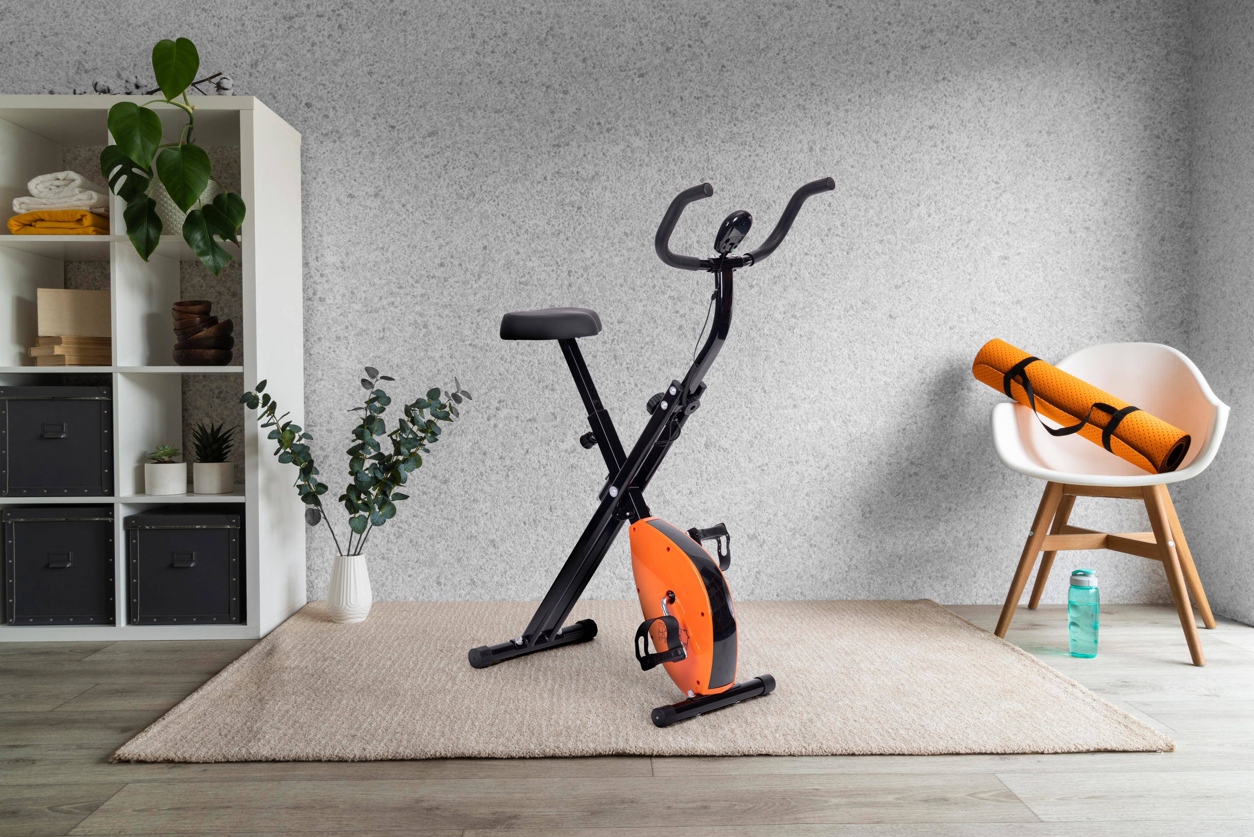 ModernHome mechaninis sulankstomas stacionarus treniruoklis su kompiuteriu