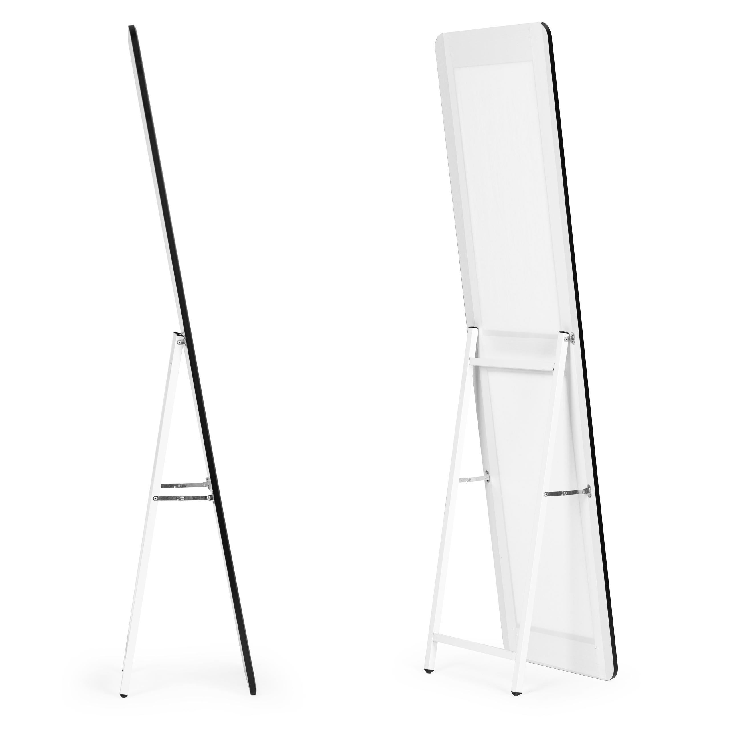 Didelis stovimas veidrodis su siauru rėmu, 148 cm