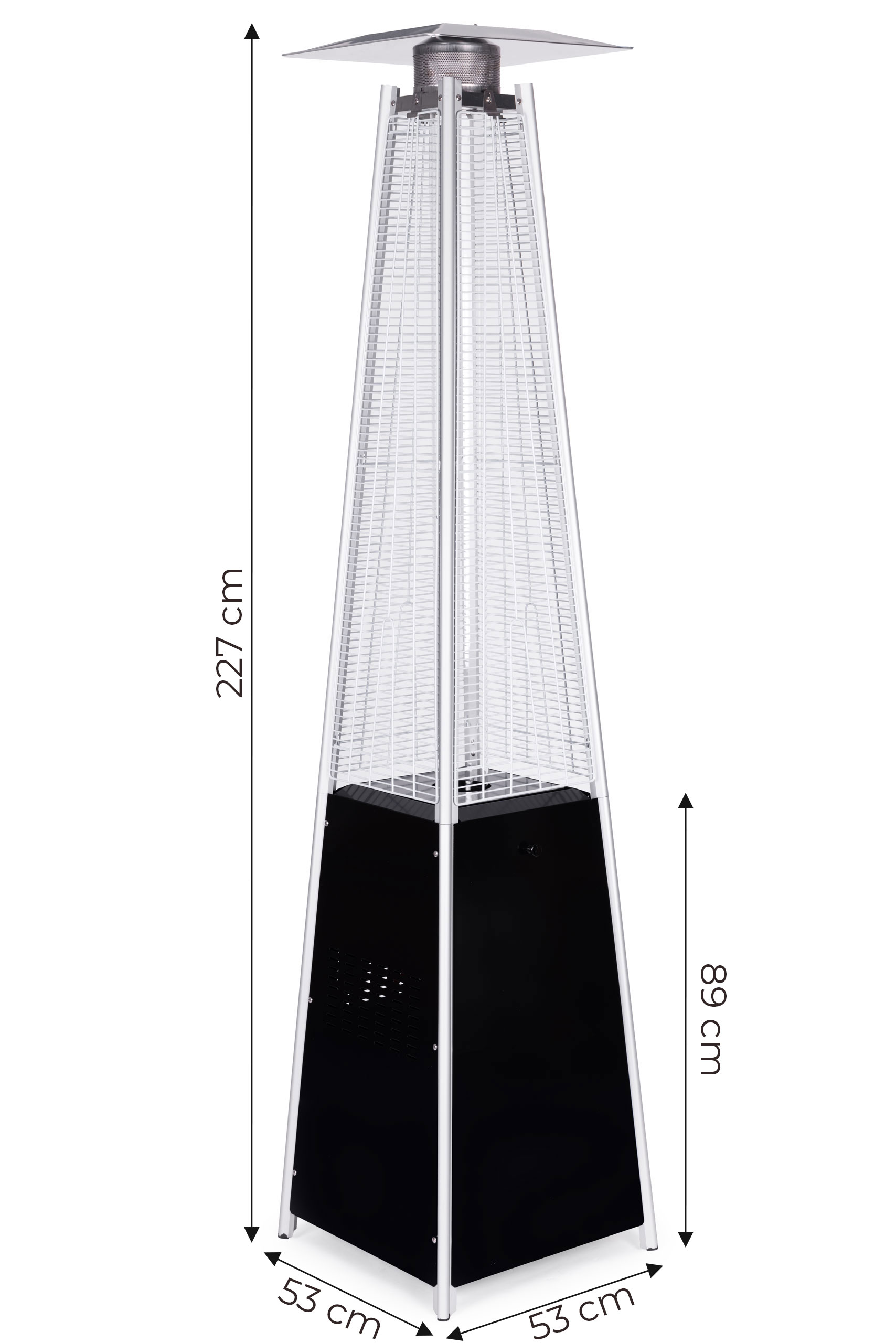Dujinis lauko šildytuvas, 13 kW, MultiGarden
