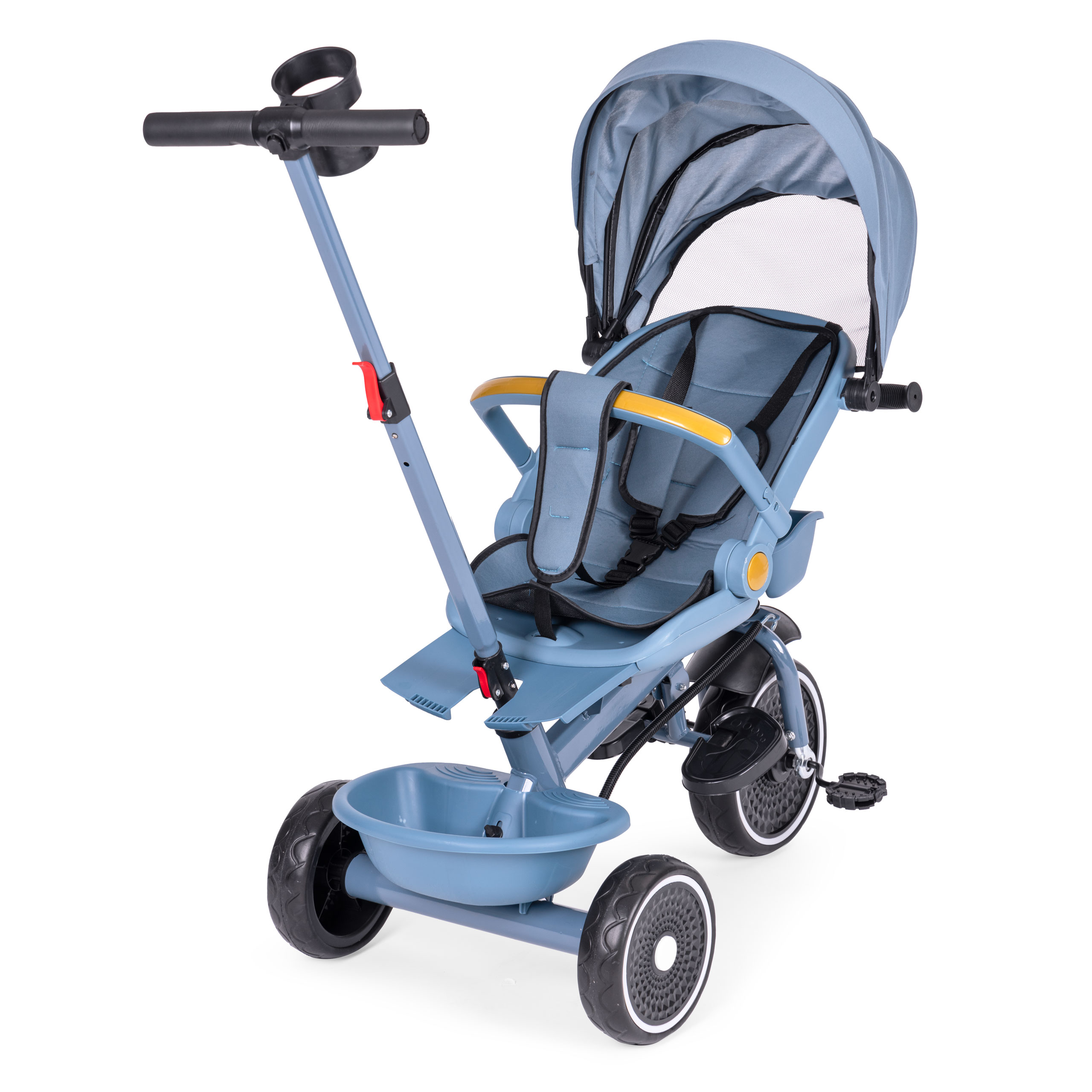 2-in-1 triratukas, mėlynas, ecotoys