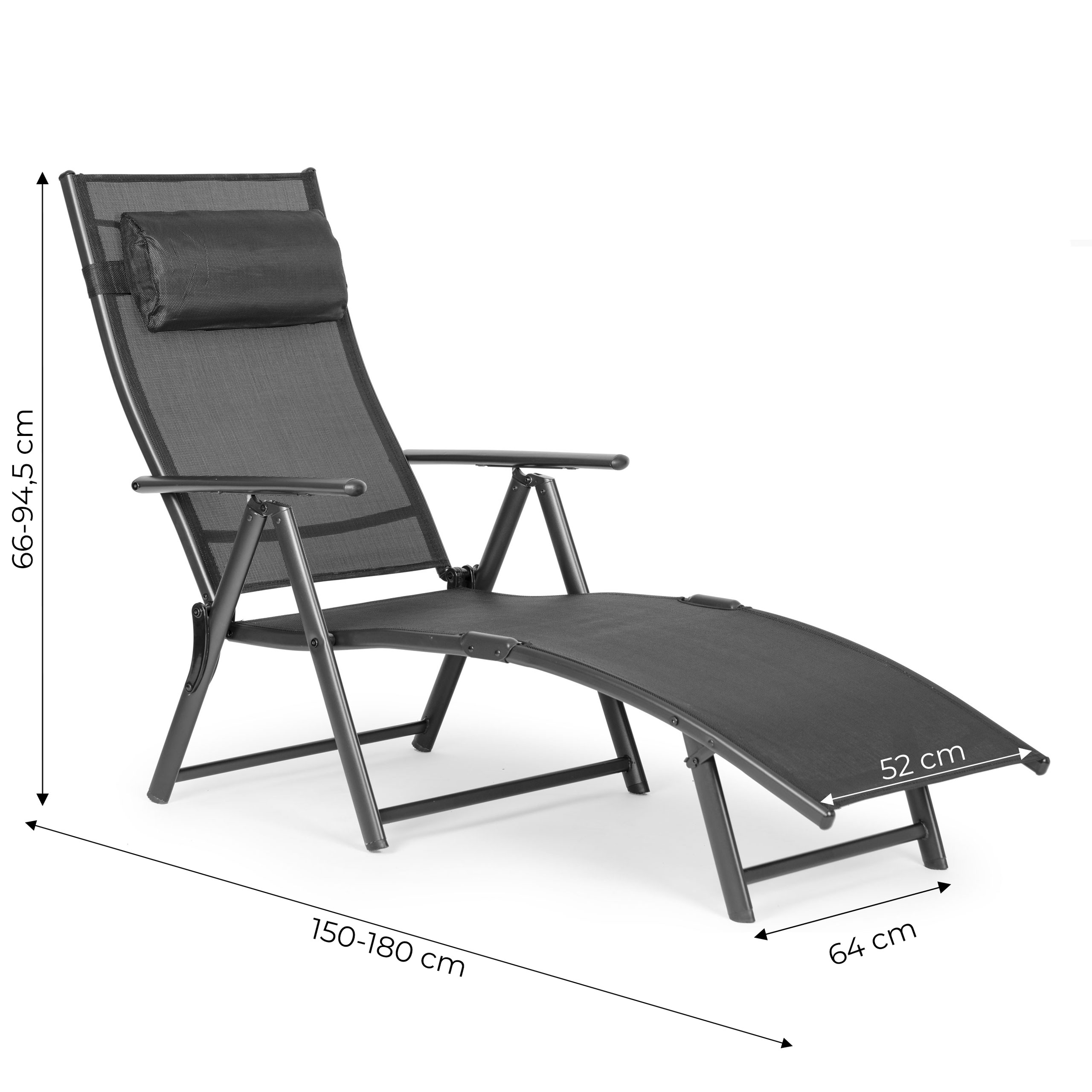 Pilkas reguliuojamas sulankstomas gultas 150-180 cm