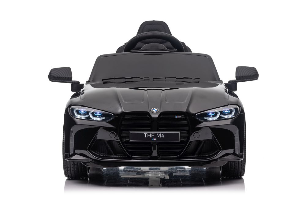 Vienvietis vaikiškas elektromobilis bmw m4, juodas