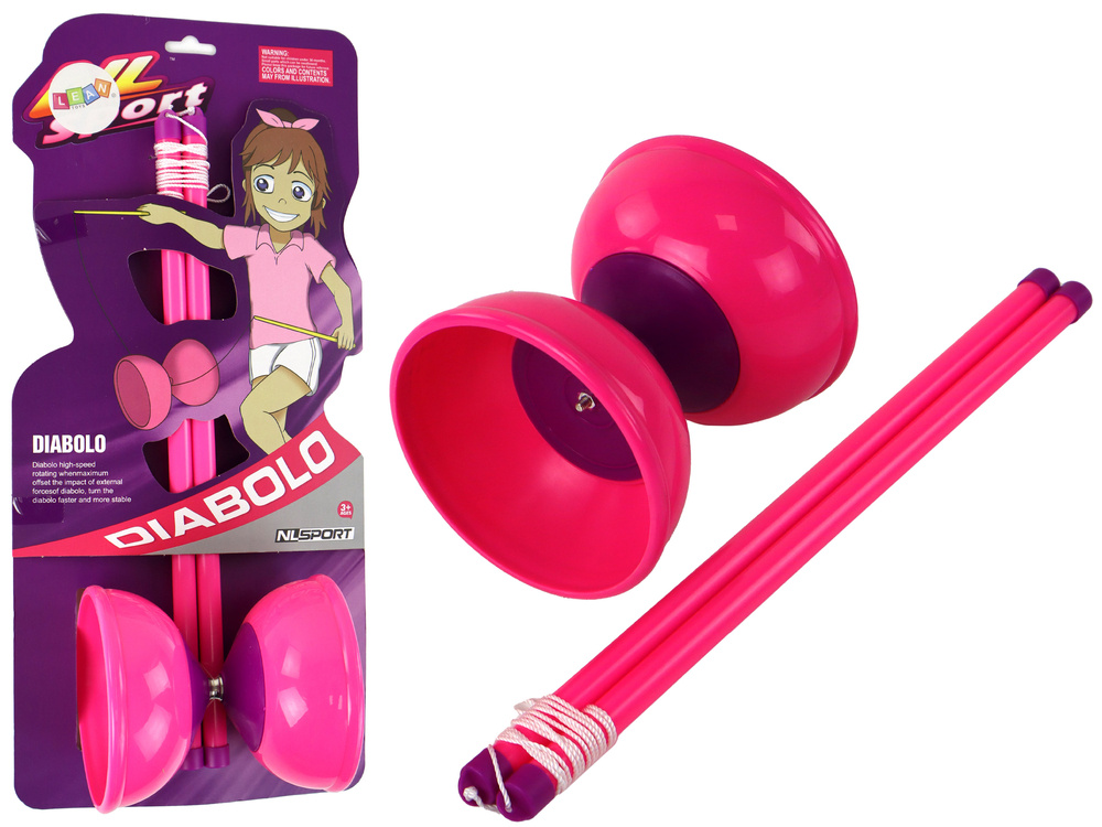 Jojo žongliravimo žaidimas diabolo arcade game pink