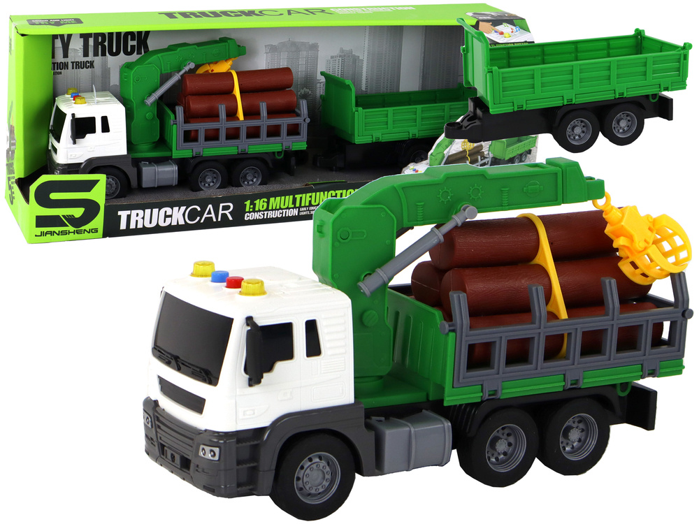 Sunkvežimis Su Priekaba Lean Toys