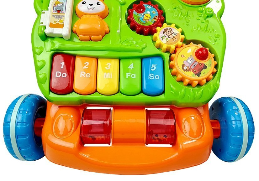 Edukacinis stumdukas su pianinu lean toys