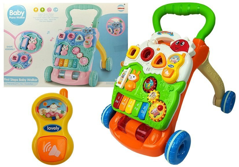 Edukacinis stumdukas su pianinu lean toys