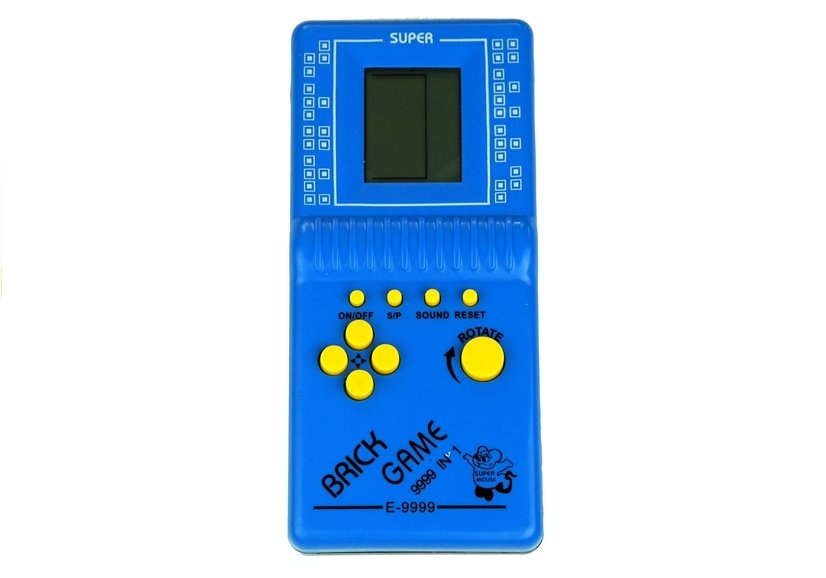 Elektroninis žaidimas tetris super, mėlynas
