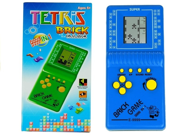 Elektroninis žaidimas tetris super, mėlynas