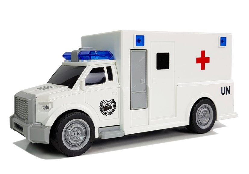 Greitosios pagalbos automobilis su garsais, 1:20