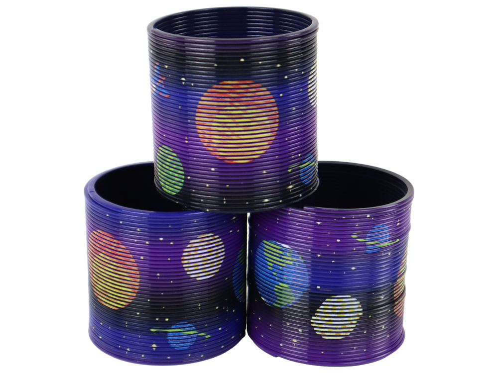 Žaislas spiralė Lean Toys Planetos, 6 cm 2
