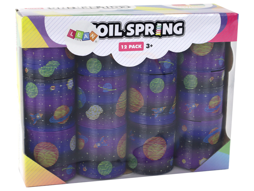 Žaislas spiralė Lean Toys Planetos, 6 cm 3