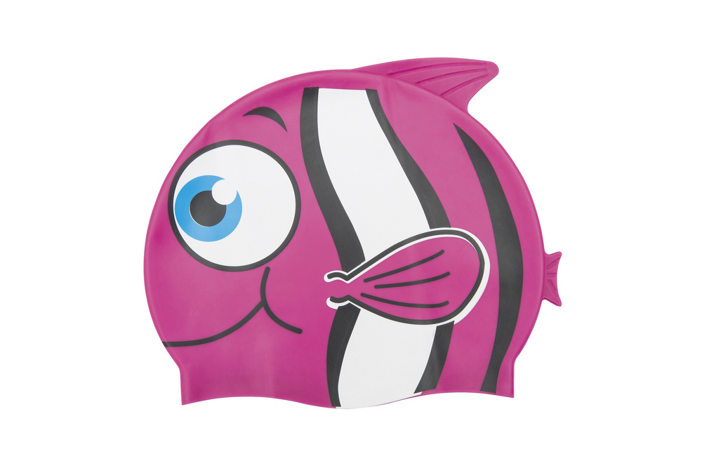 Plaukimo kepuraitė pink fish bestway, rožinė