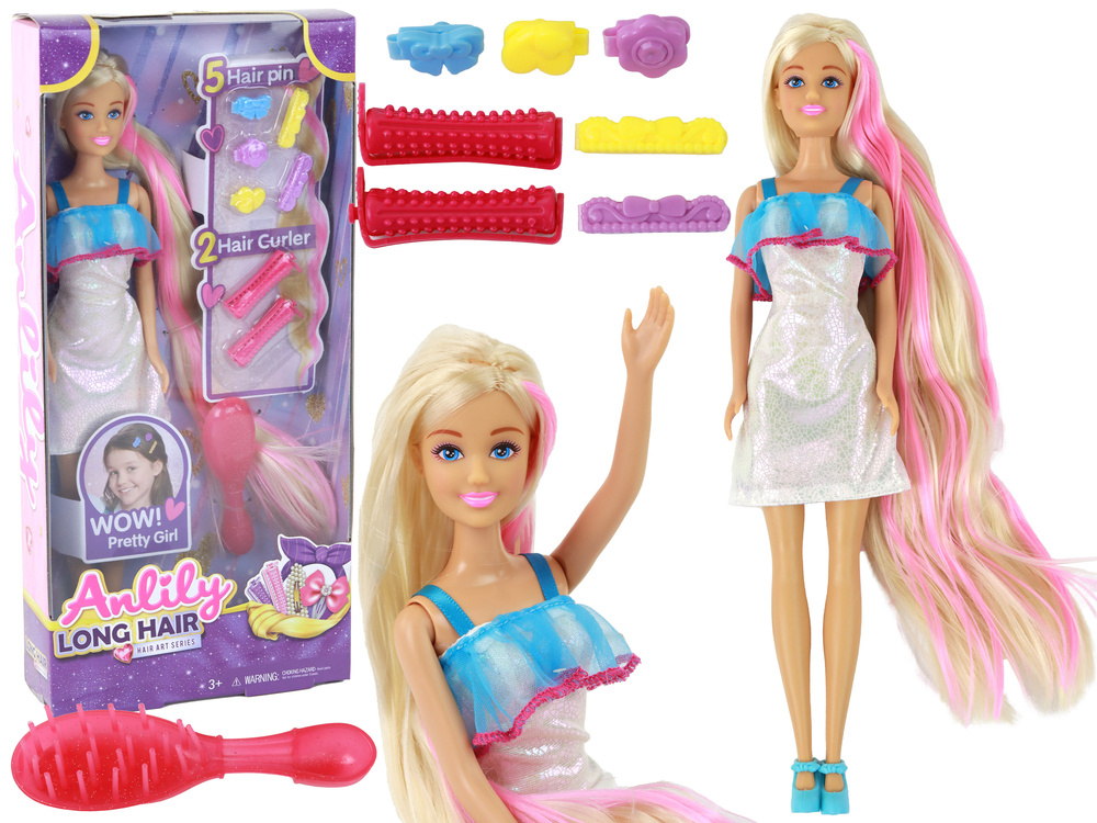 Lėlė anlily su priedais lean toys, 11 d.
