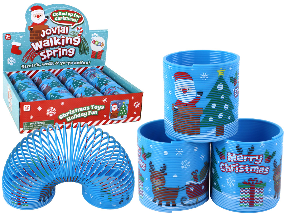 Žaislas spiralė lean toys kalėdos, 6 cm