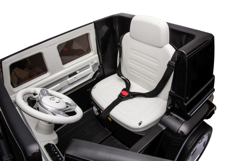 Vienvietis vaikiškas elektromobilis mercedes eqg j2088, juodas