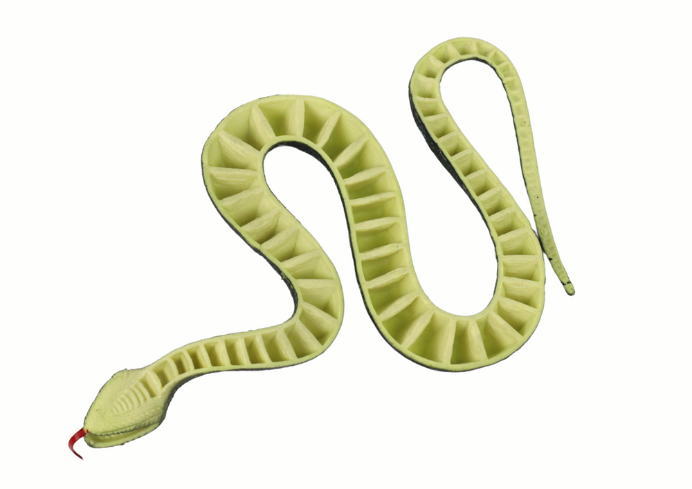 Guminė gyvatė lean toys, juoda