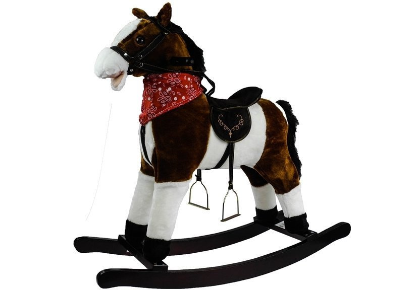 Supamasis arklys su garsais Lean Toys, 74 cm