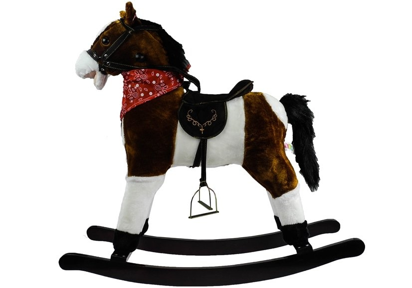 Supamasis arklys su garsais Lean Toys, 74 cm