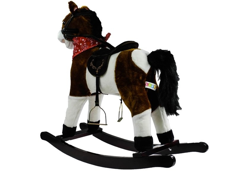 Supamasis arklys su garsais Lean Toys, 74 cm