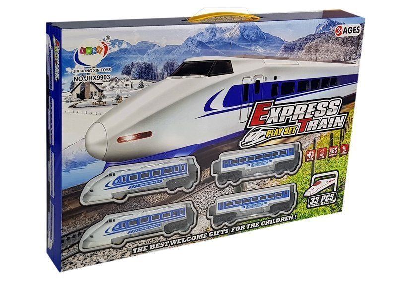 Traukinys su garso ir šviesos efektais lean toys