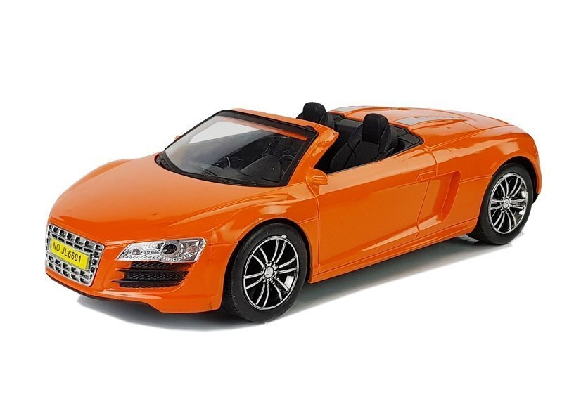 Žaislinis kabrioletas lean toys 1:18, oražinis