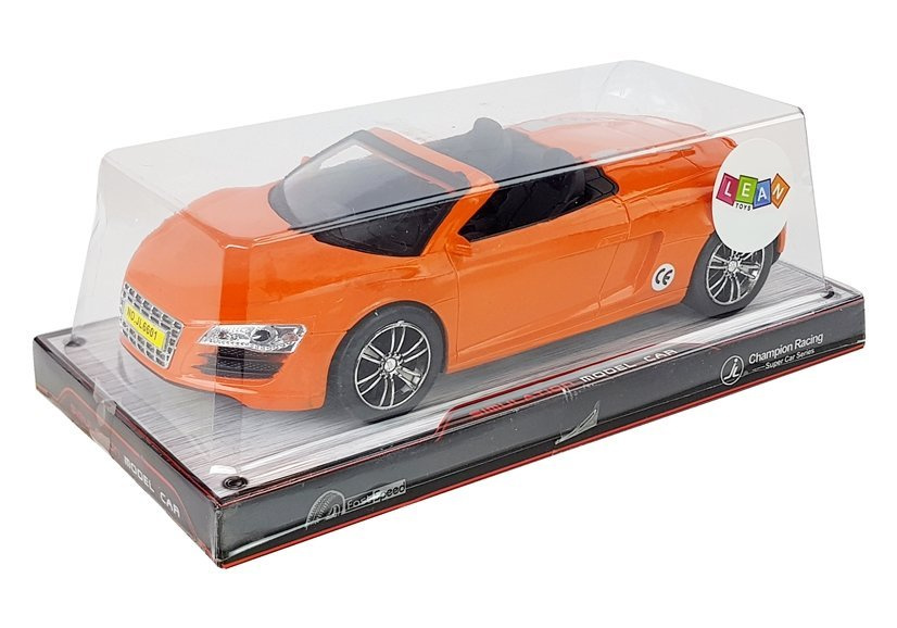 Žaislinis kabrioletas lean toys 1:18, oražinis