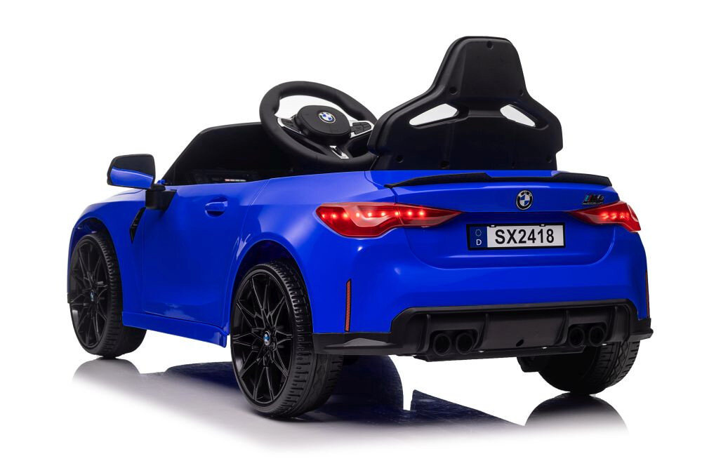 Vienvietis vaikiškas elektromobilis bmw m4 lean cars, blue