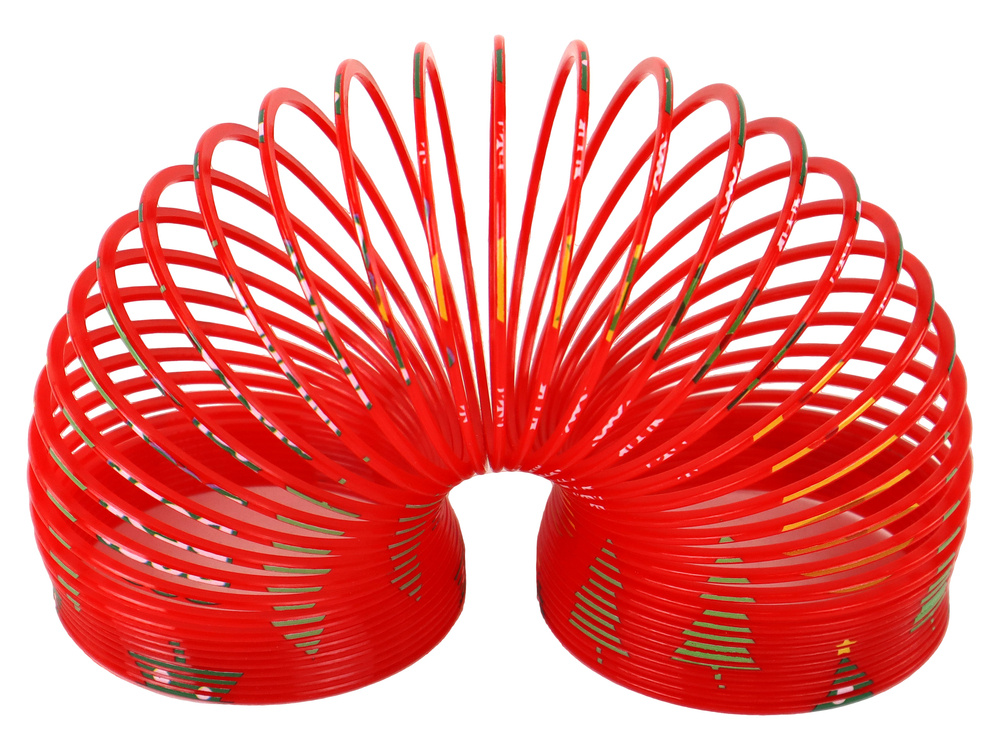 Žaislas spiralė kalėdos lean toys, 6 cm