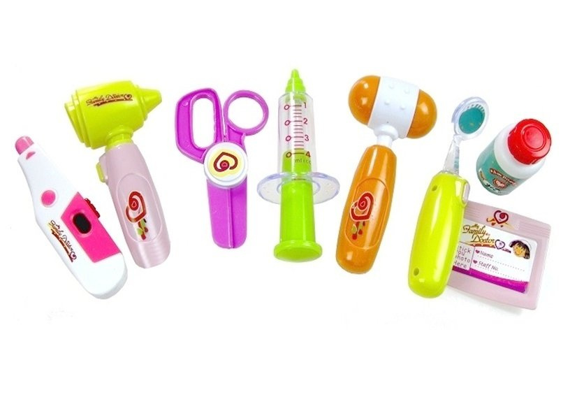 Šeimos daktaro lagaminas su priedais lean toys, 10 d.