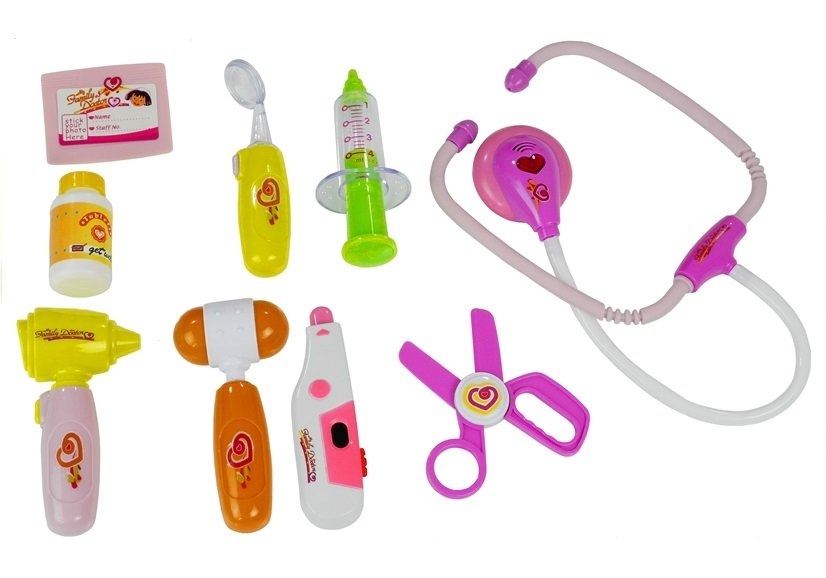 Šeimos daktaro lagaminas su priedais lean toys, 10 d.