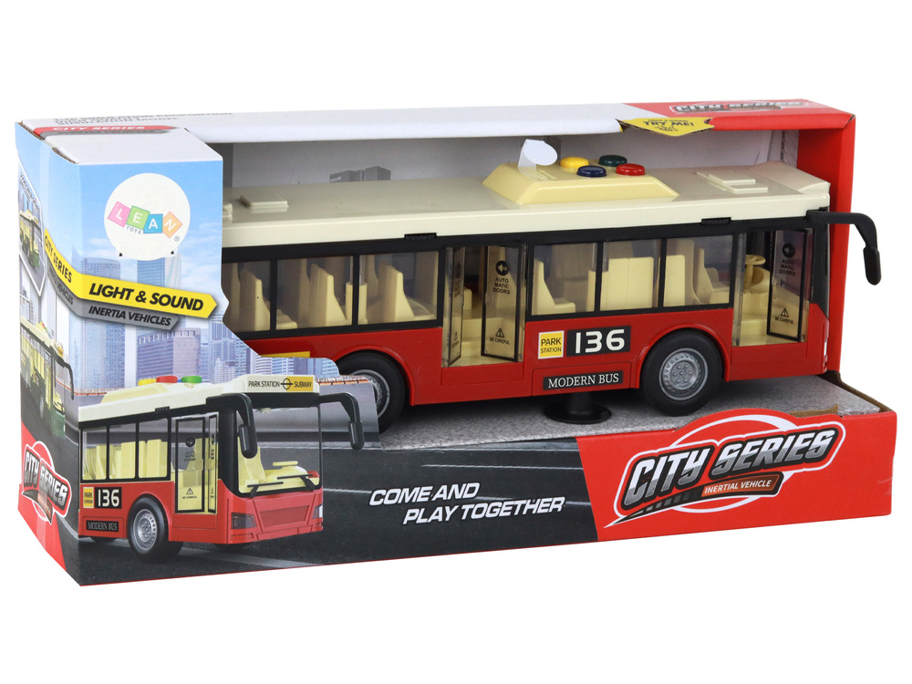 Miesto autobusas su garsais ir šviesomis, 1:16