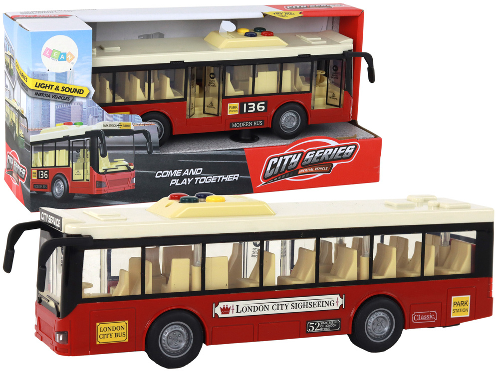 Miesto autobusas su garsais ir šviesomis, 1:16