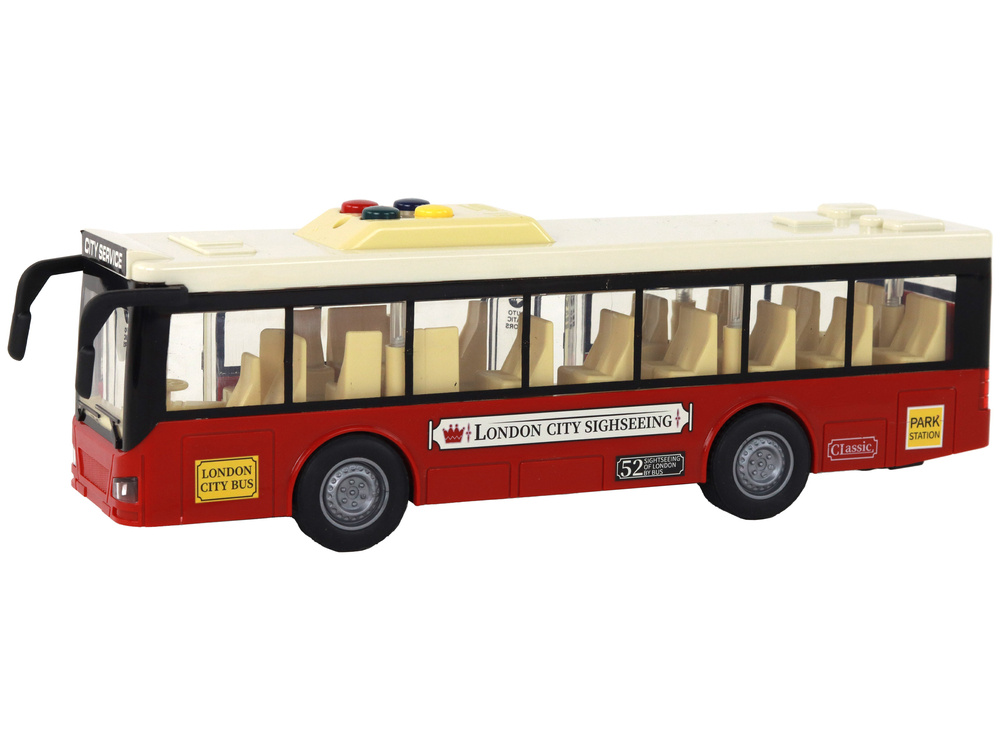 Miesto autobusas su garsais ir šviesomis, 1:16