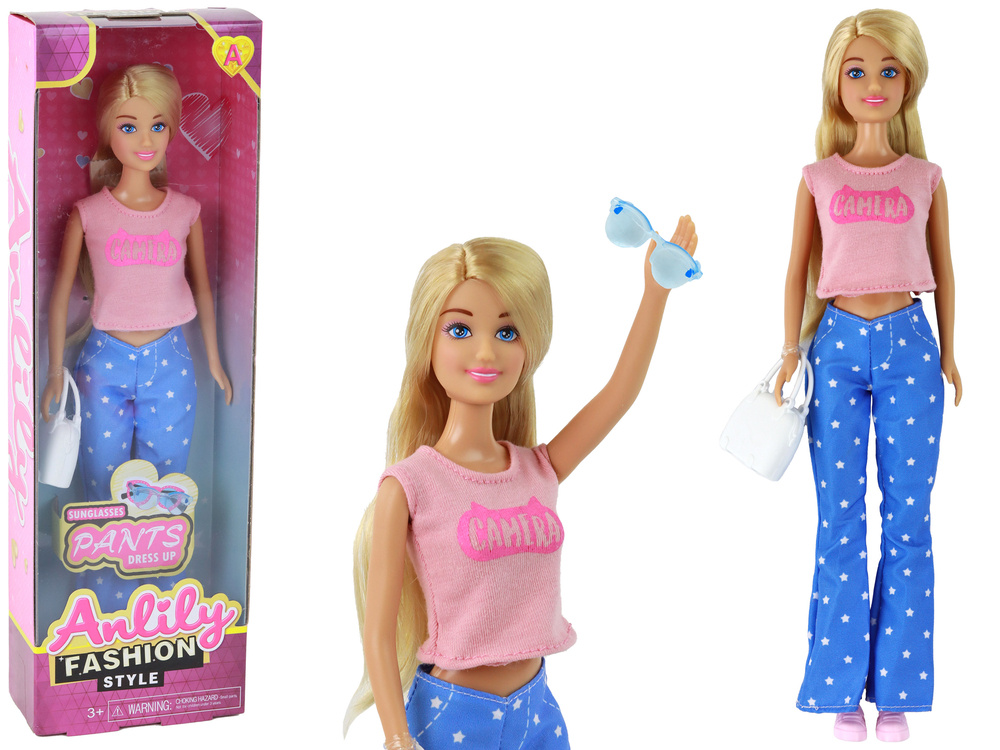 Lėlė anlily su priedais lean toys, 6 d.