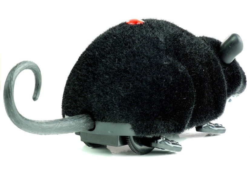 Nuotoliniu būdu valdoma pelė lean toys, juoda