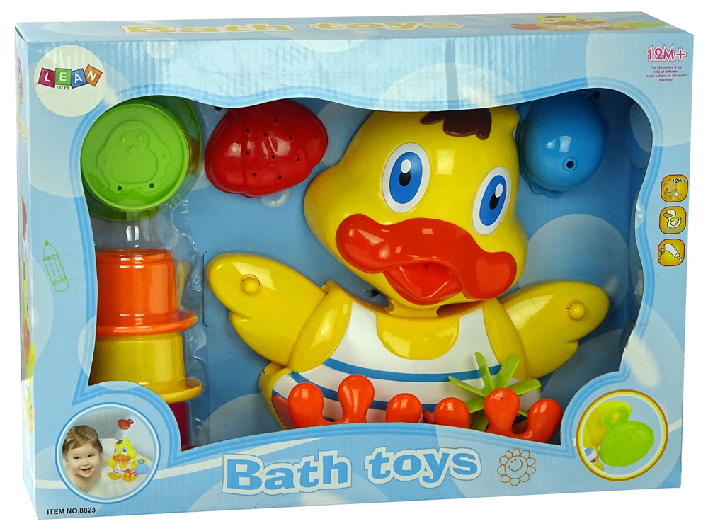 Vonios ančių rinkinys Lean Toys, 5d.