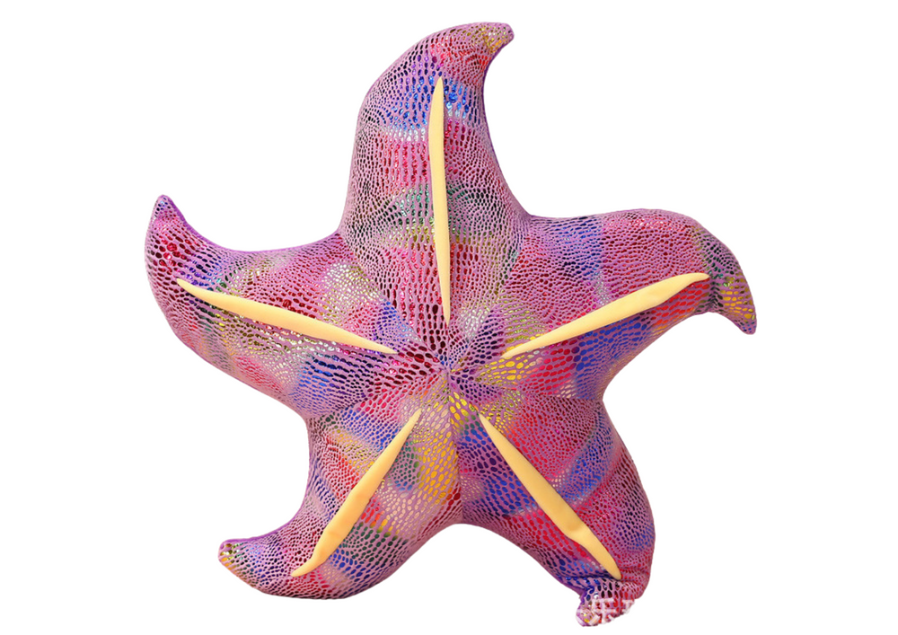 Violetinė minkšta jūrų žvaigždė pagalvėlė, 45 cm