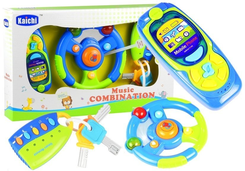 Edukacinių Žaislų Rinkinys Lean Toys, 3 D.