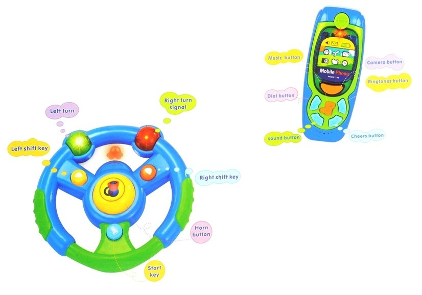 Edukacinių Žaislų Rinkinys Lean Toys, 3 D.