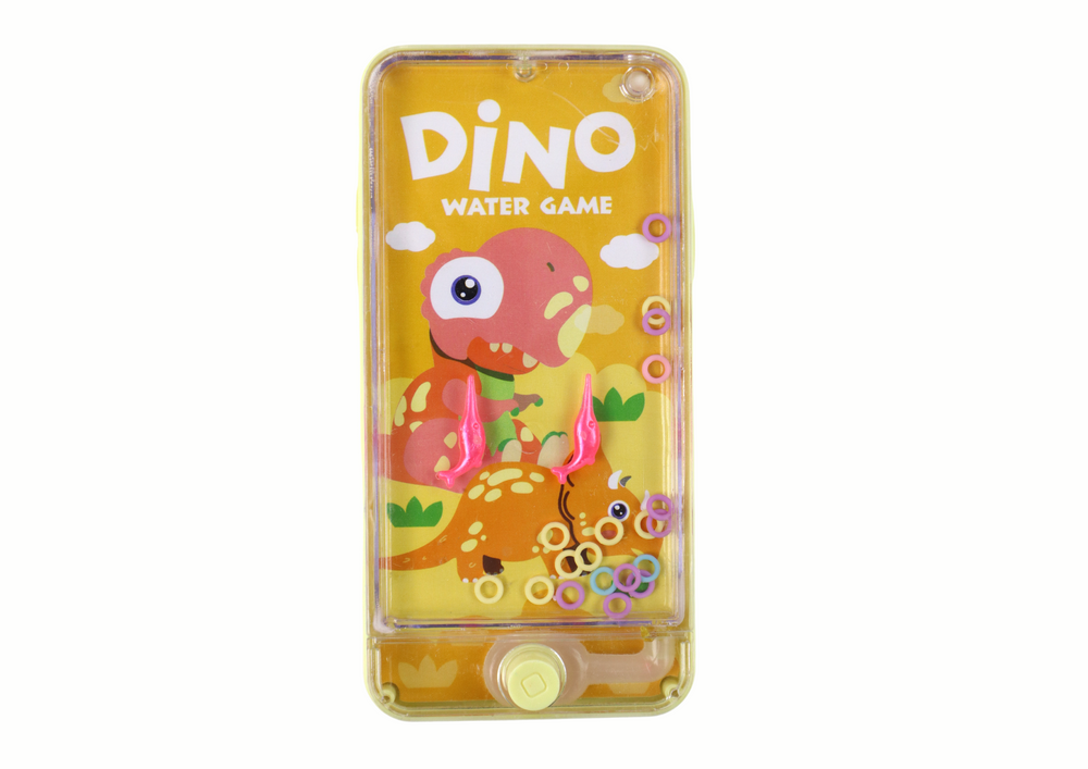 Vandens arkadinių žaidimų konsolė telefonas dinozauras lean toys, geltona