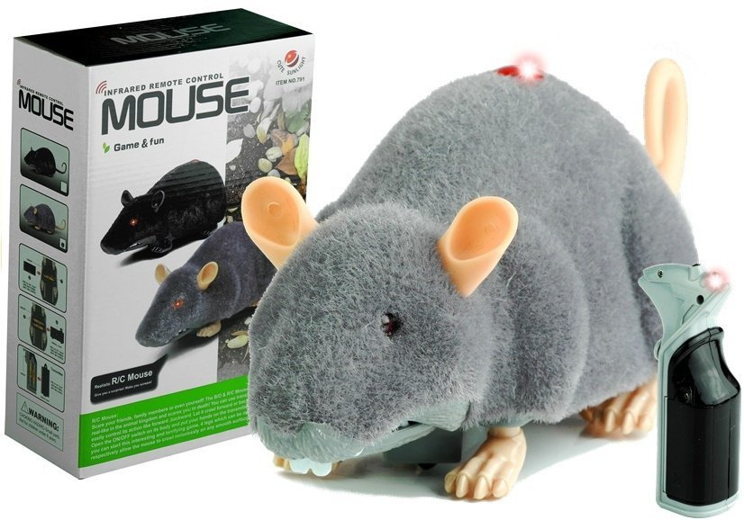 Nuotoliniu būdu valdoma pelė lean toys, pilka