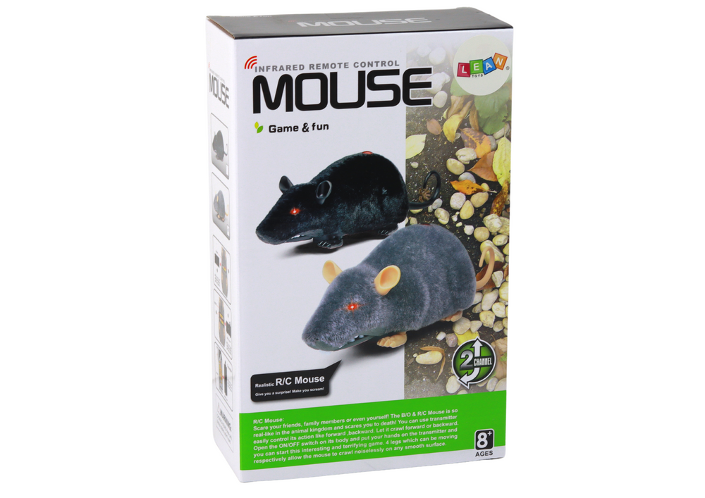 Nuotoliniu būdu valdoma pelė lean toys, pilka