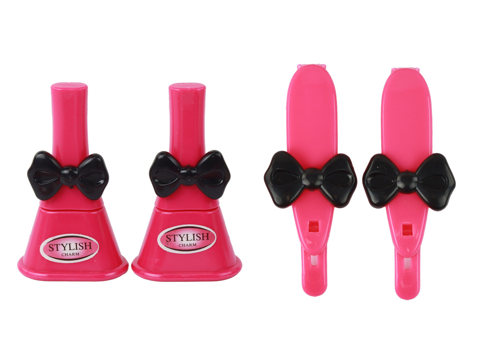 Mažosios princesės rinkinys lagamine lean toys, rožinis, 7d.