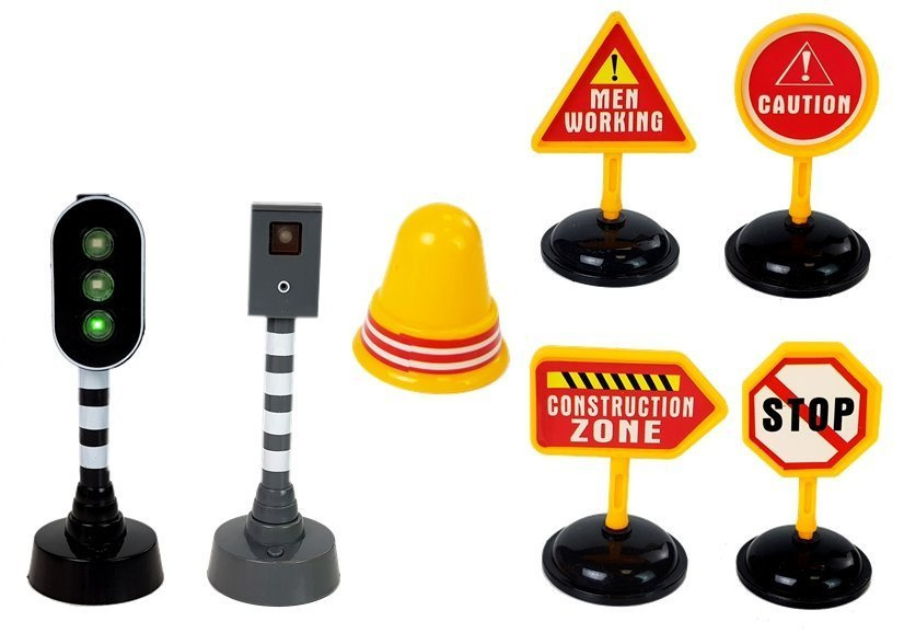 Statybinė transporto priemonė su priedais lean toys