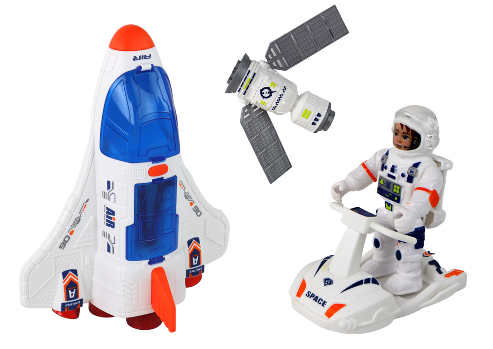 Kosmoso transporoto priemonių rinkinys vaikams lean toys