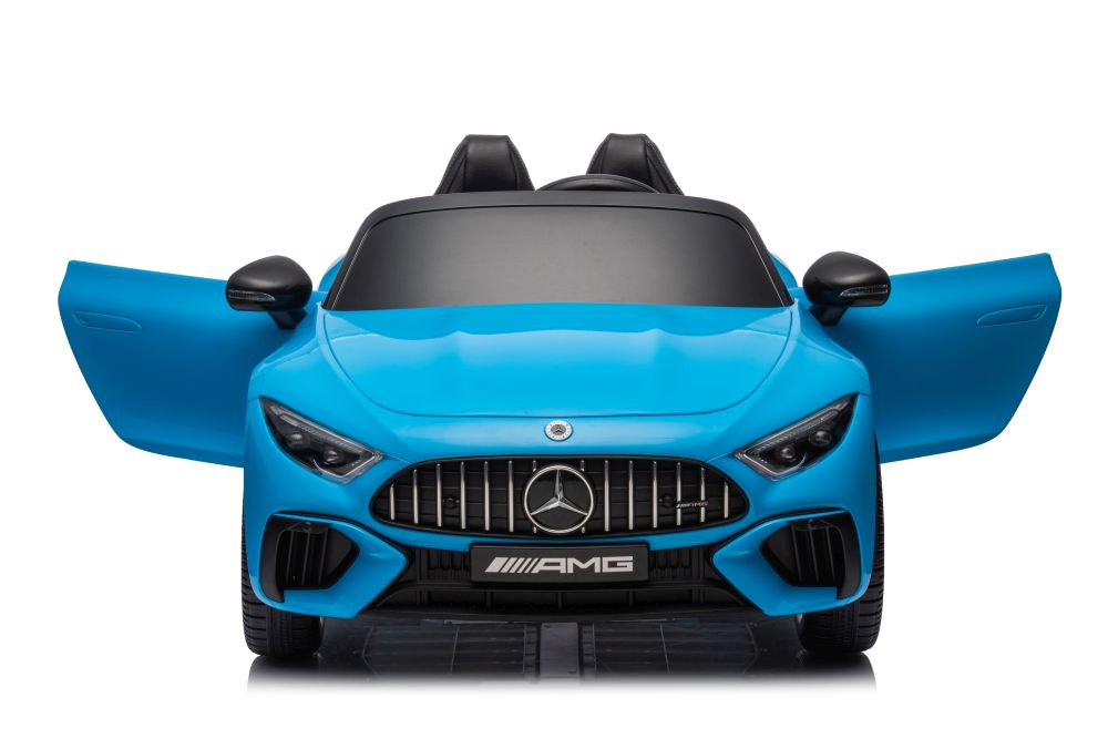 Dvivietis vaikiškas elektromobilis lean cars mercedes amg sl63, mėlynas