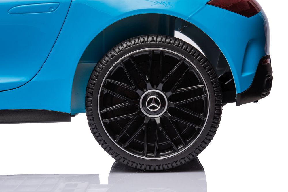Dvivietis vaikiškas elektromobilis lean cars mercedes amg sl63, mėlynas