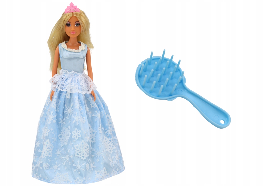 Anlily ice queen mėlyna suknelė, lėlė